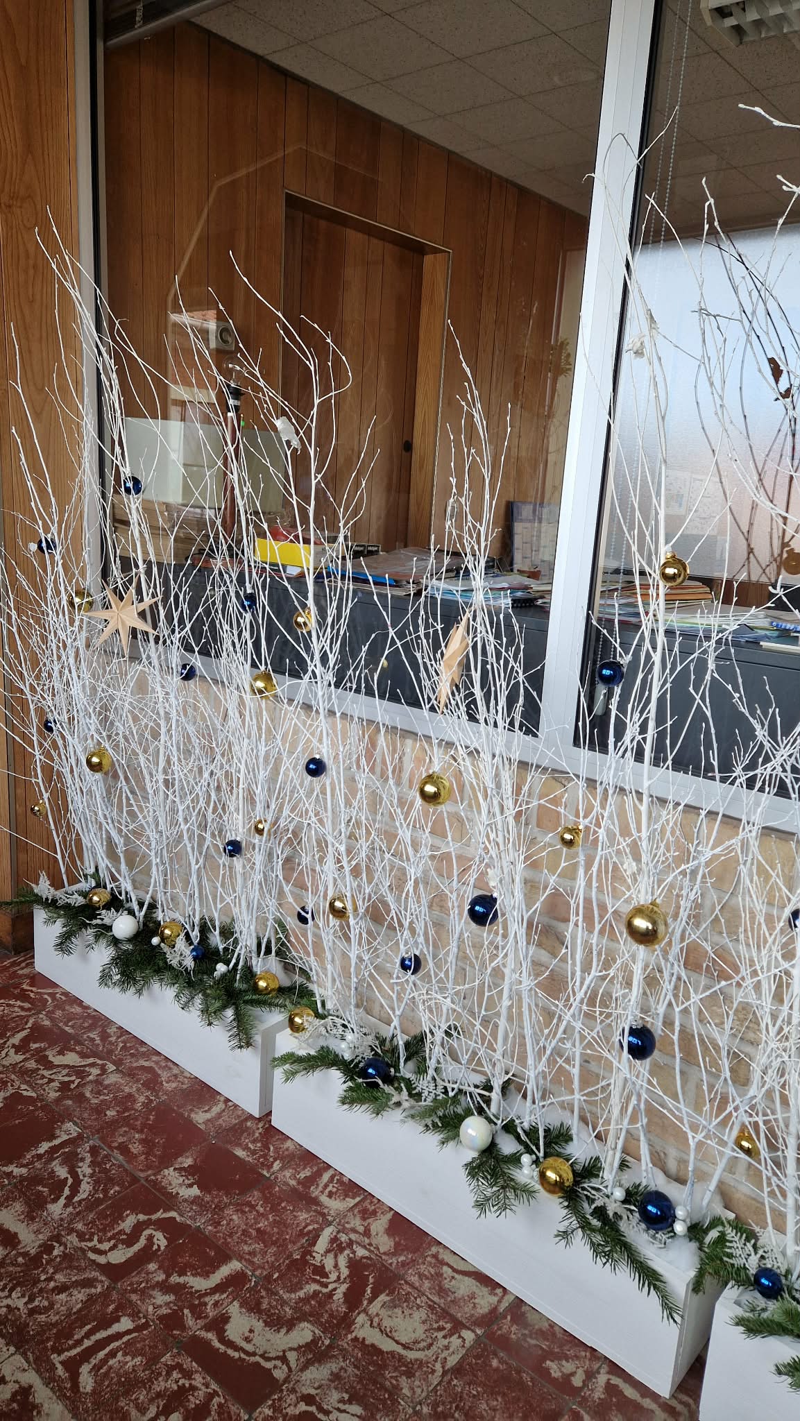 Décor de noël branches de bouleaux location